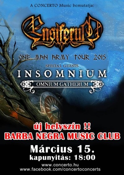 Ensiferum - One Man Army Tour 2015