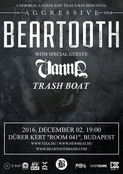 Beartooth - The Agressive Tour 2016