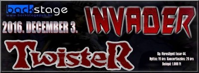 Invader, Twister koncert