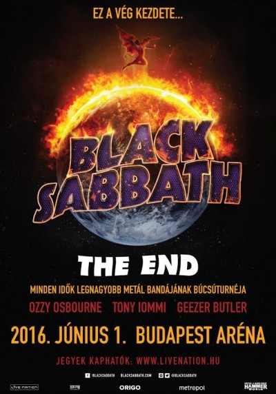 Black Sabbath - The End Tour 2016