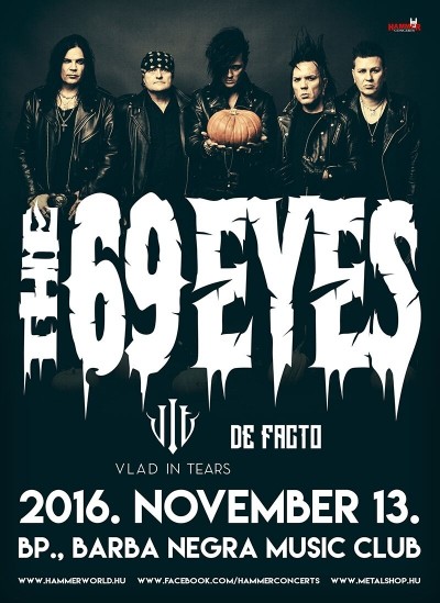 The 69 Eyes, Vlad in Tears, De Facto