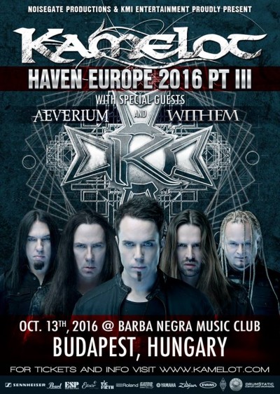 Kamelot - Haven World Tour 2016