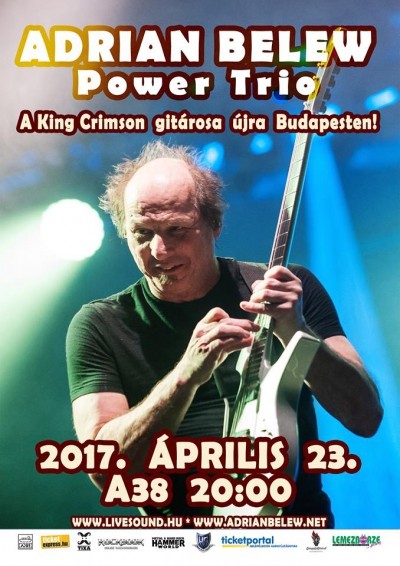 2017 Adrian Belew Power Trio Tour