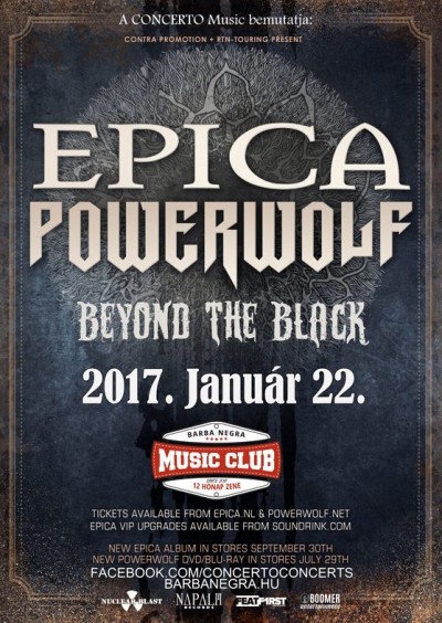 Epica, Powerwolf, Beyond the Black