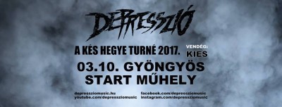 Depresszió 'A Kés hegye' turné 2017