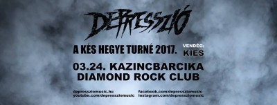 Depresszió 'A Kés hegye' turné 2017