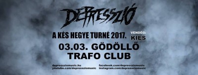 Depresszió 'A Kés hegye' turné 2017