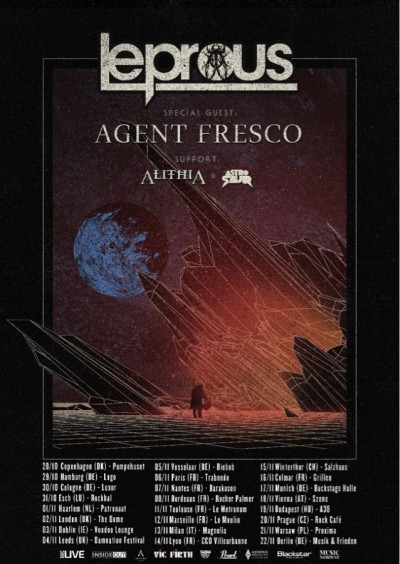 Leprous, Agent Fresco, Alithia, Astrosaur