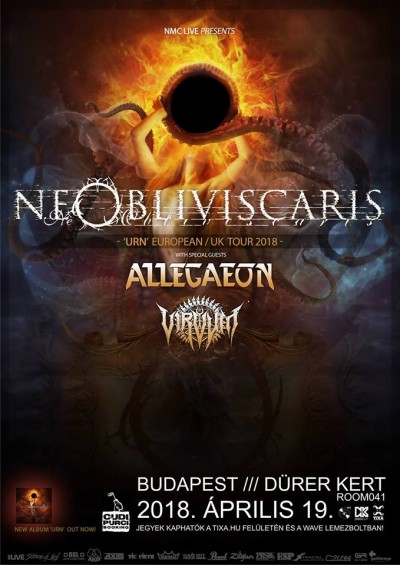 Ne Obliviscaris - Urn European Tour 2018