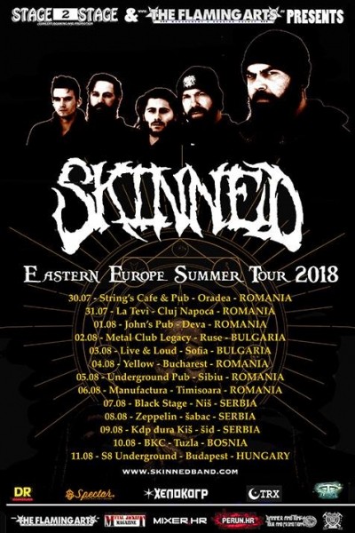 Skinned - Eastern Europe Summer Tour 2018