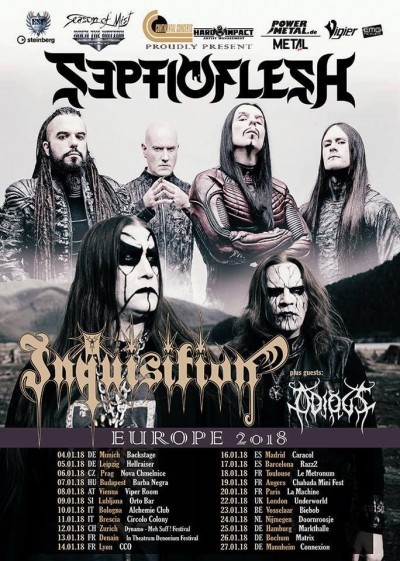 SepticFlesh, Inquisition, Odius, Sear Bliss, Christian Epidemic