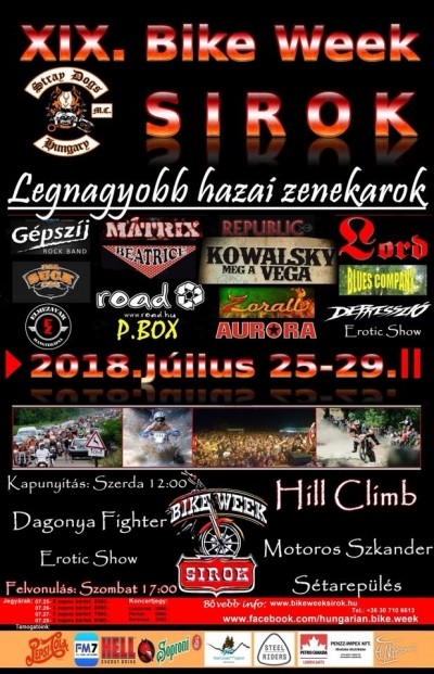 XIX. Bike Week Sirok