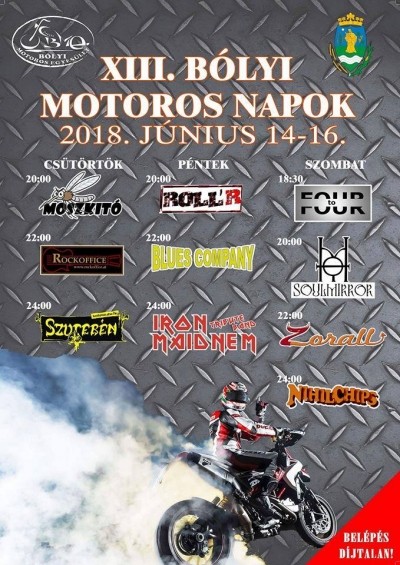 XIII. Bólyi Motoros Napok