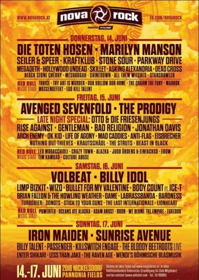 Nova Rock Festival 2018