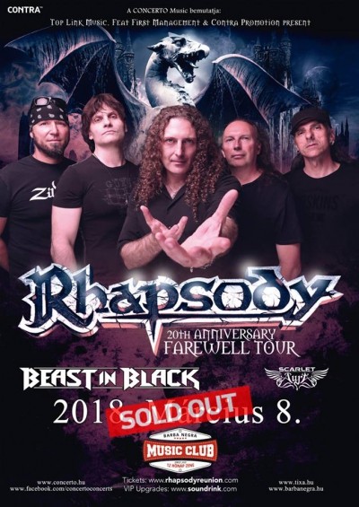 Rhapsody 20th Anniversary Farewell Tour