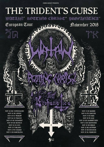 The Trident's Curse European Tour 2018