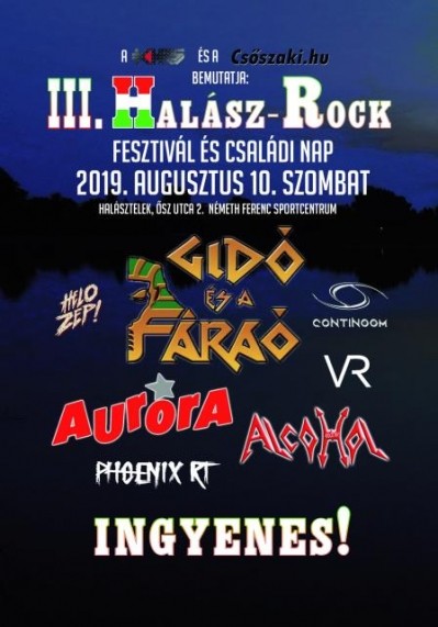 III. Halász-Rock Fesztivál és Családi Nap