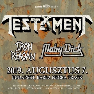 Testament, Iron Reagan, Moby Dick