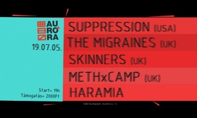 Suppression, The Migraines, Methcamp, Skinners