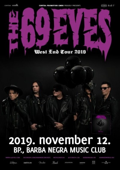 The 69 Eyes - West End Tour 2019