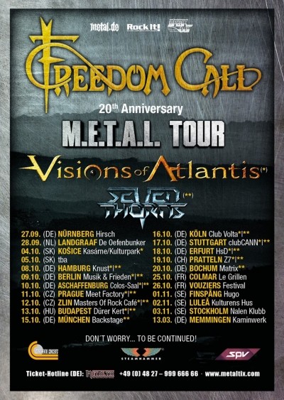 Freedom Call - 20th Anniversary  M.E.T.A.L. Tour 2019