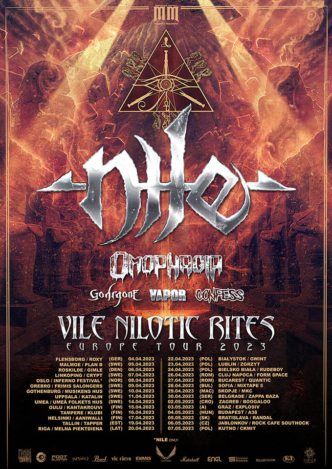 Vile Nilotic Rites European Tour 2023