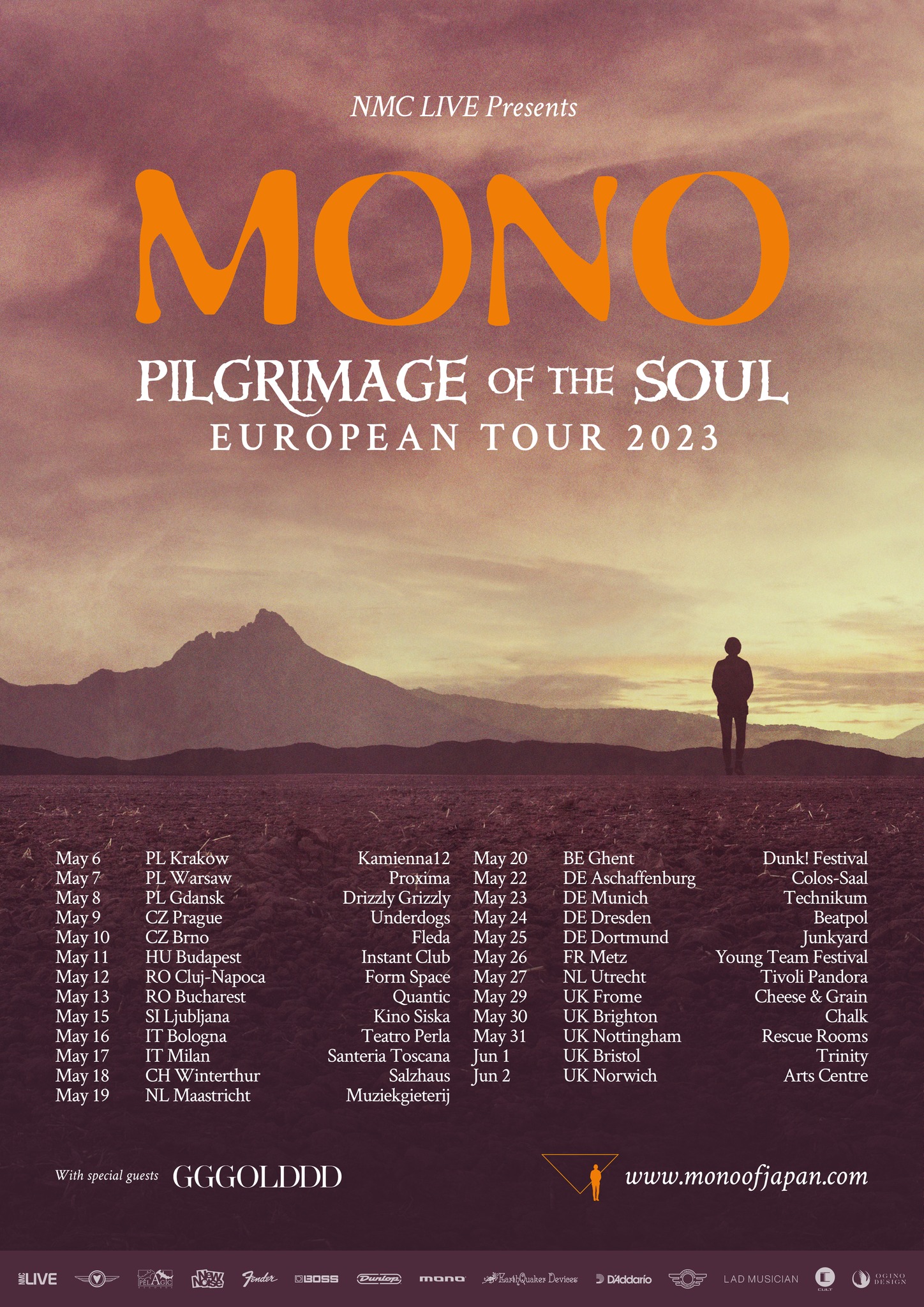 Pilgrimage of the Soul European Tour 2023