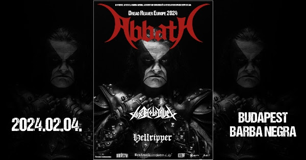 ABBATH mester februárban Budapestre jön!