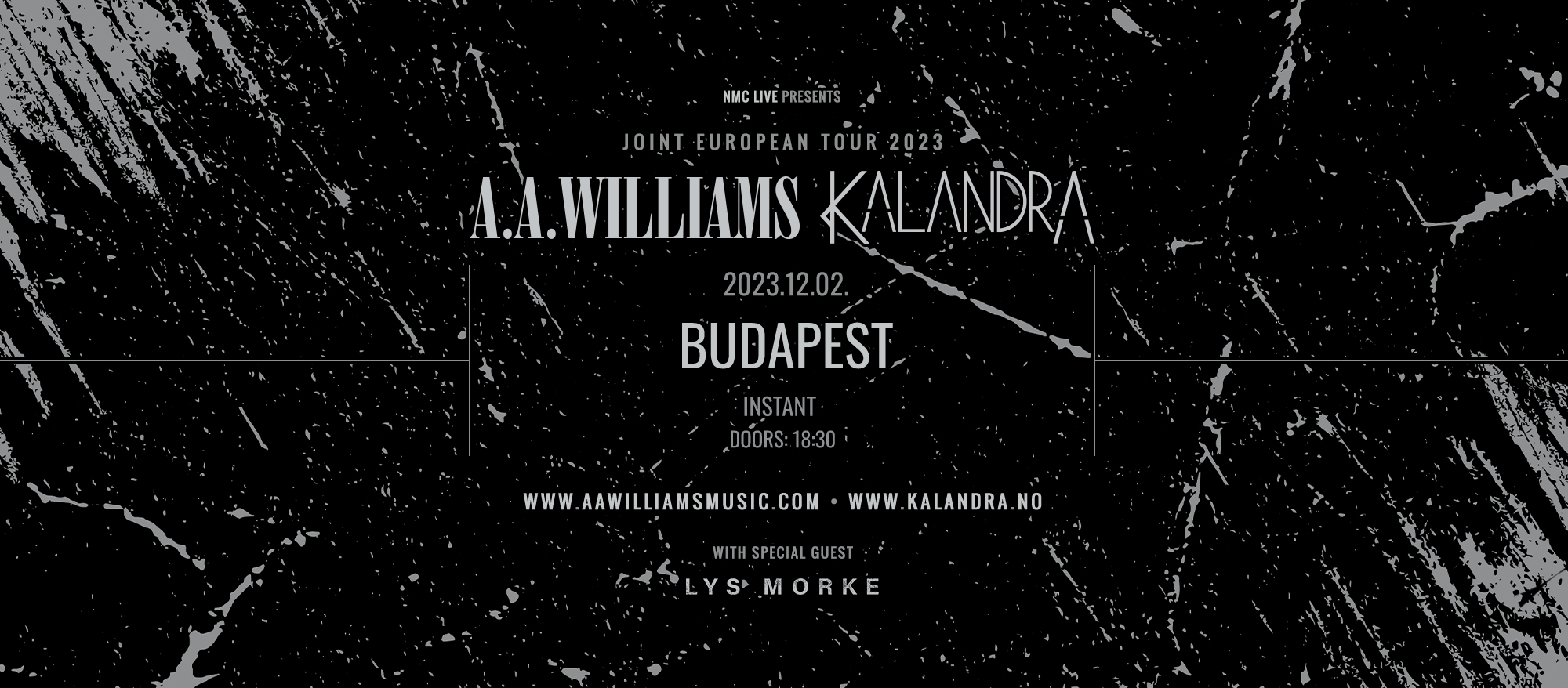 A.A. Williams, Kalandra, Lys Morke