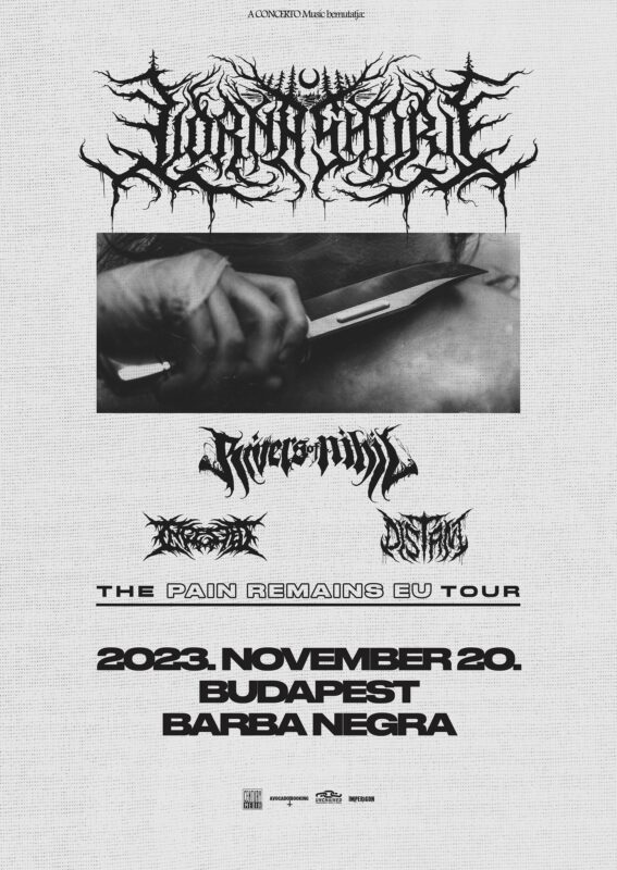 Kevesebb mint 1 hét! Lorna Shore Pain Remains Tour 2023.