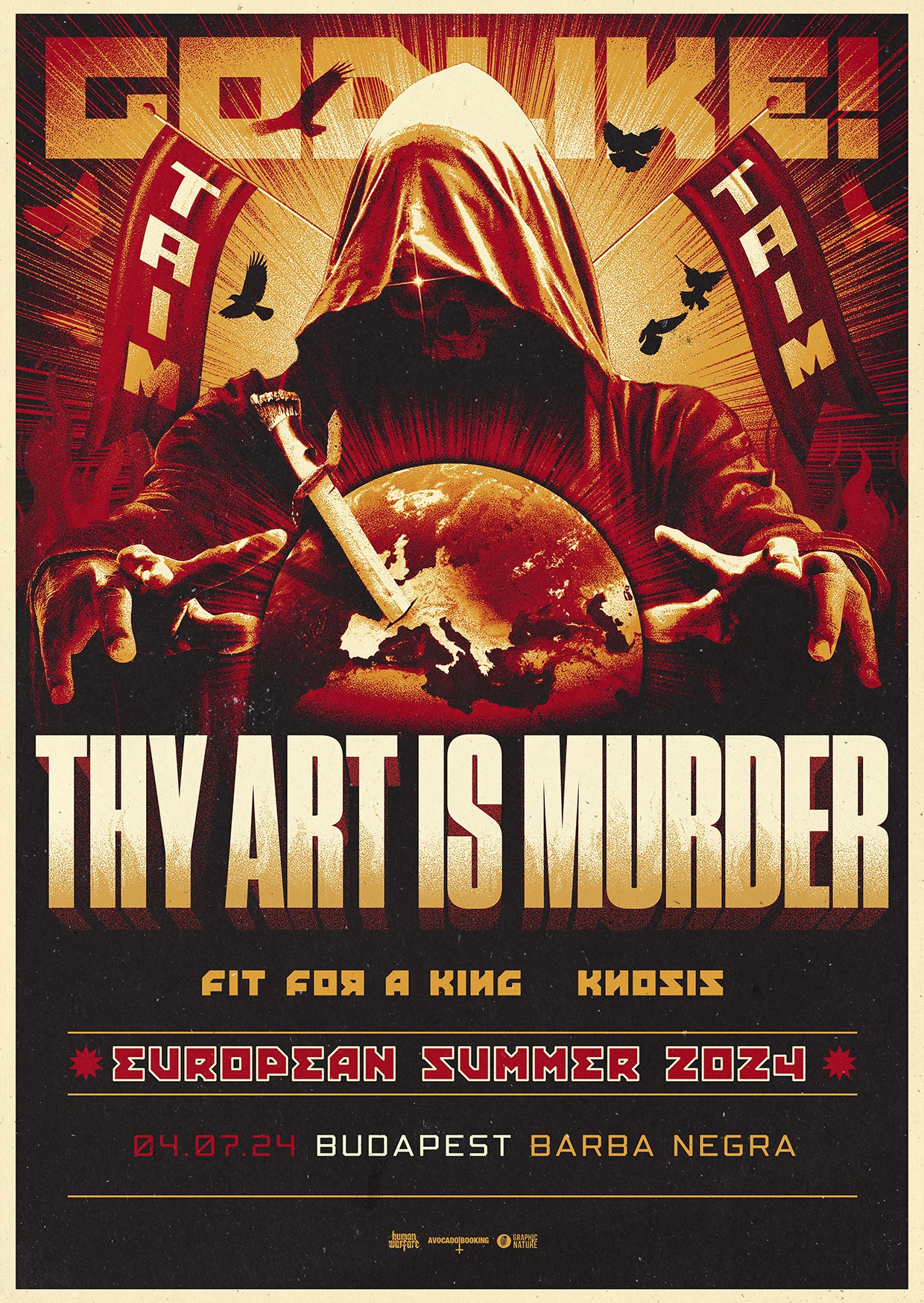 Thy Art is Murder, Fit for a King, Knosis