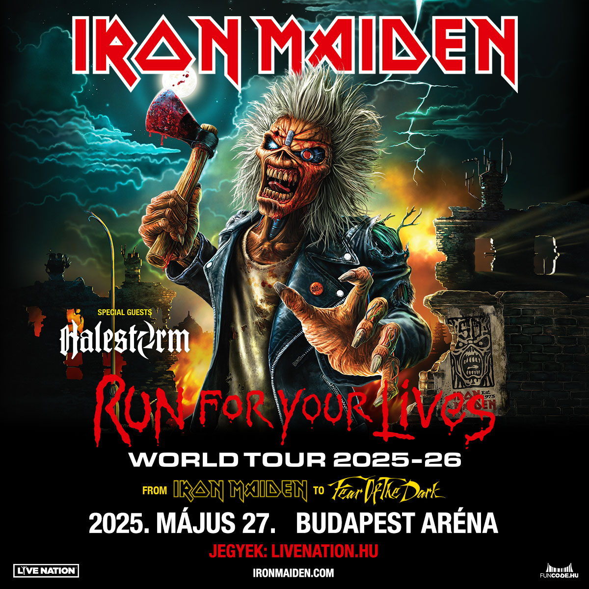 Iron Maiden - Run for Your Lives World Tour