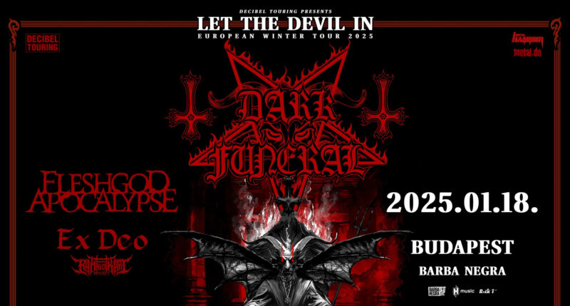 DARK FUNERAL: 8 év után headliner eu turnéval tér vissza a svéd black metal csapat