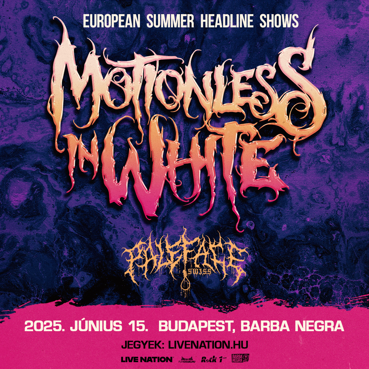 Motionless in White, Paleface Swiss