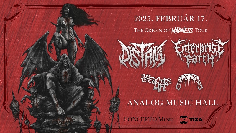 Distant + Enterprise Earth: dupla deathcore lemezbemutató februárban Distant + Enterprise Earth: dupla deathcore lemezbemutató februárban