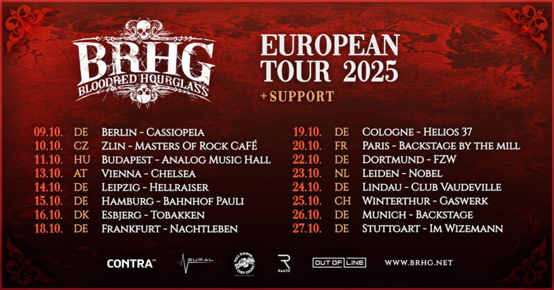 Bloodred Hourglass: headliner turnén jön Budapestre a finn melo-death csapat Bloodred Hourglass: headliner turnén jön Budapestre a finn melo-death csapat