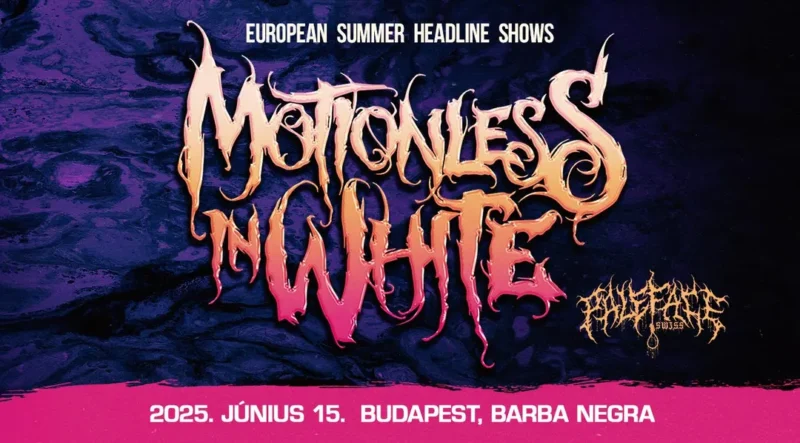 European Summer Headline Shows // Motionless in White / Palaface Swiss // 2025. 06. 15. Barba Negra Red Stage