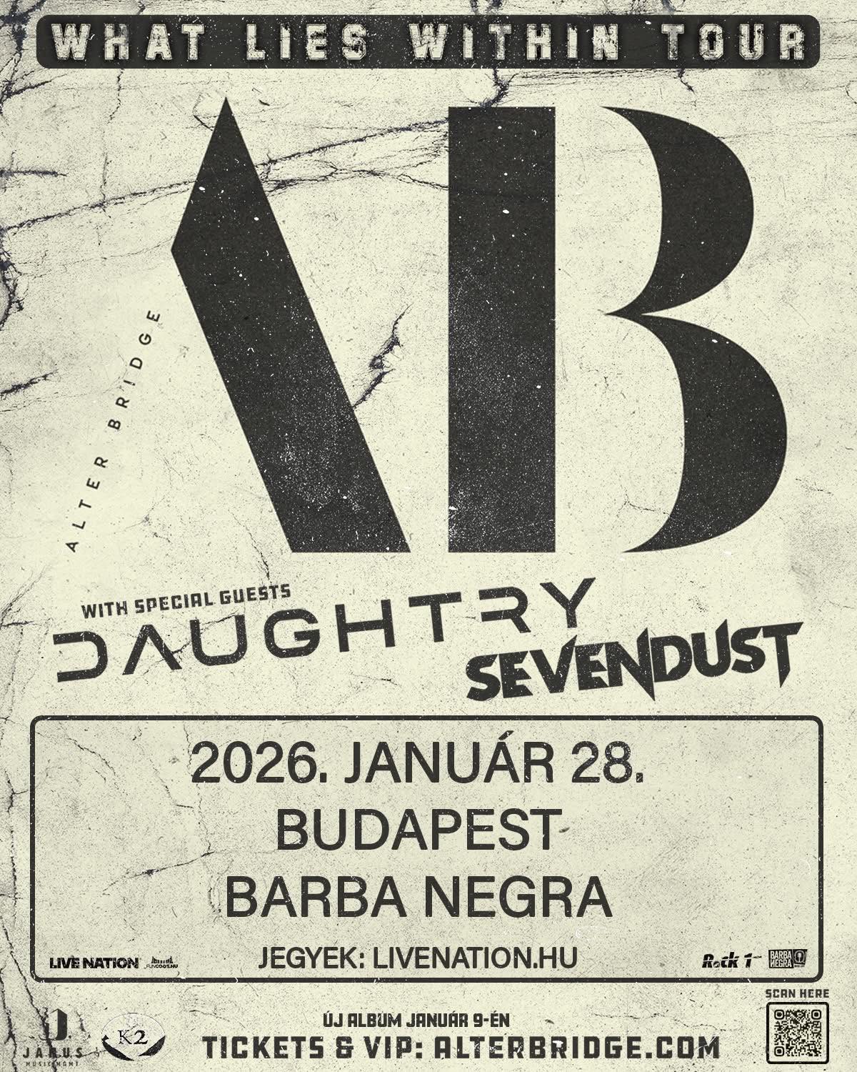 Alter Bridge, Daughtry, Sevendust