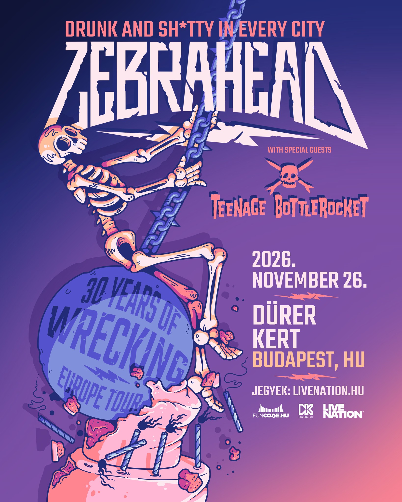 30 Years of Wrecking Europe Tour