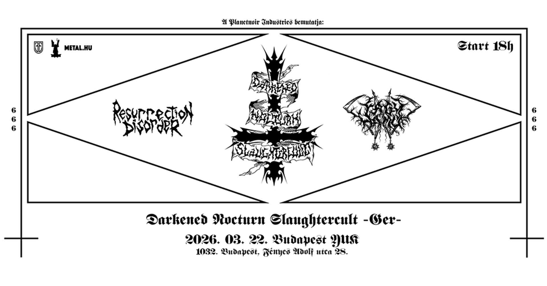 Darkened Nocturn Slaughtercult, Fagyhamu, Ressuresction Disorder