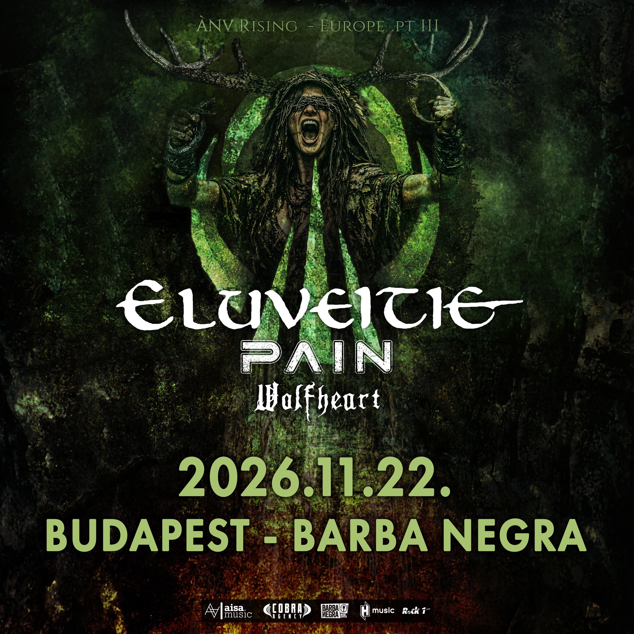 Eluveitie - Ánv Rising - Europe Pt. III.