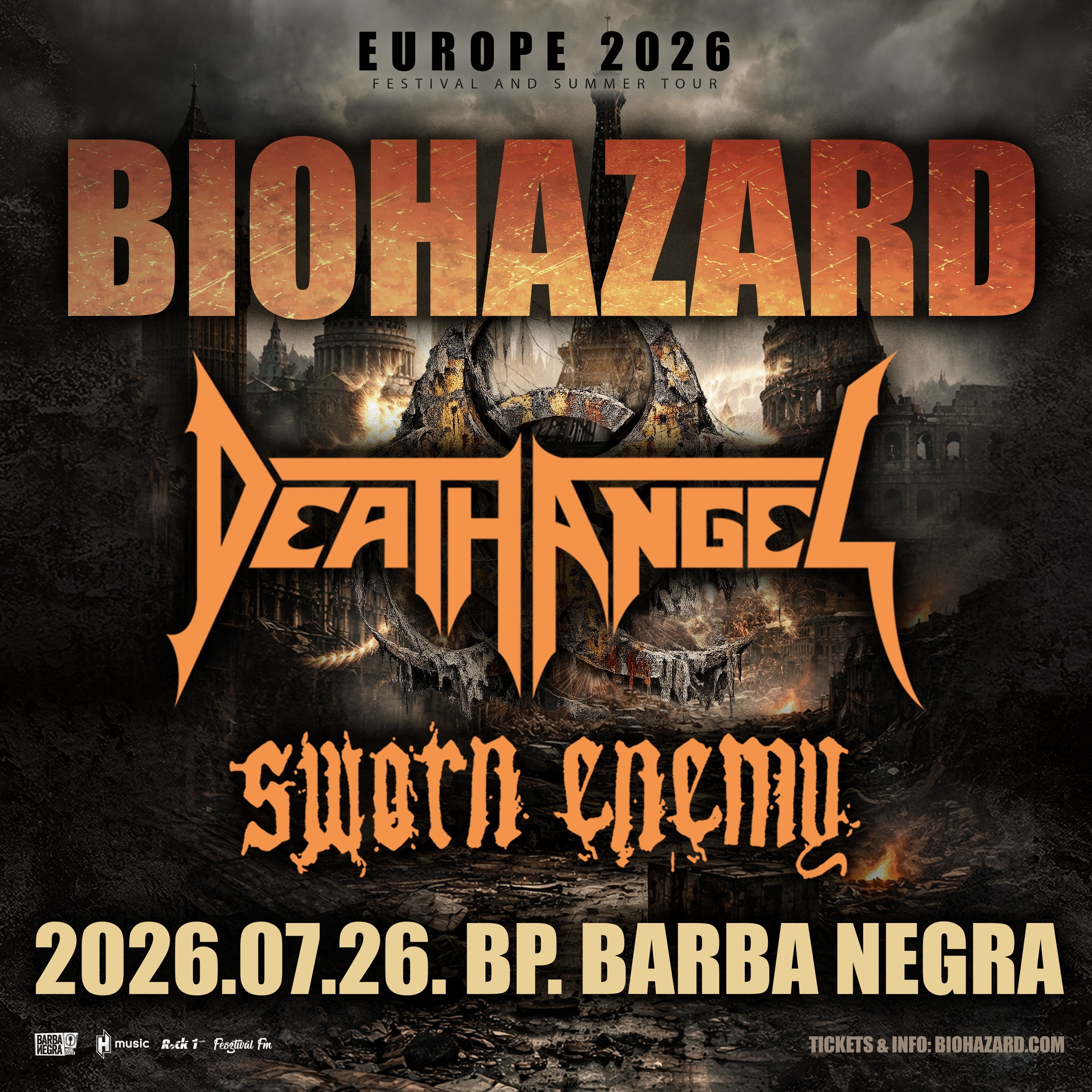 Biohazard, Death Angel, Sworn Enemy