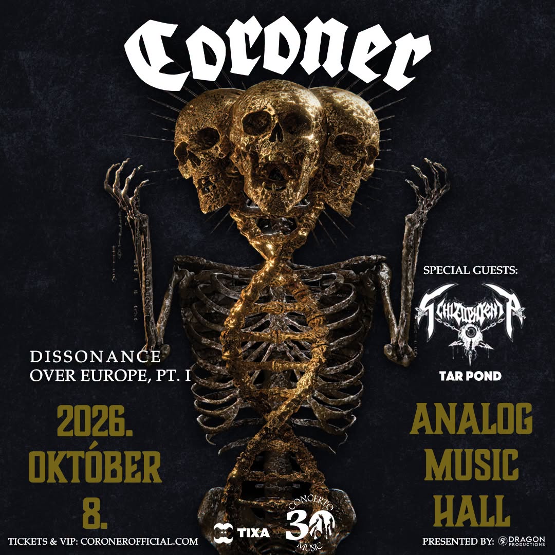 Coroner - Dissonance Over Europe Tour