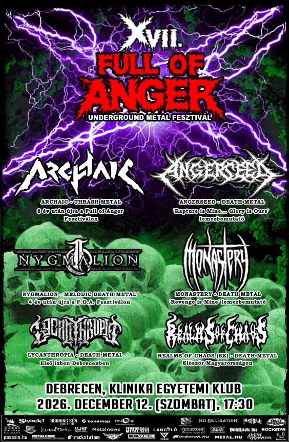 XVII. Full of Anger Underground Metal Fesztivál