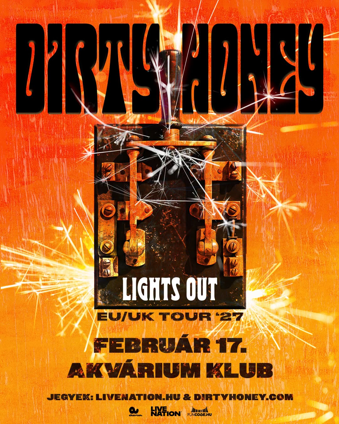 Dirty Honey- Lights Out EU/UK Tour 2027