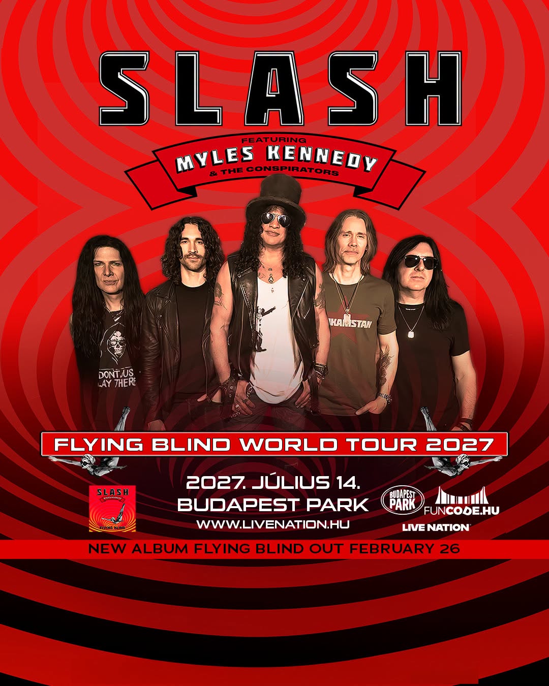 Slash - Flying Blind Worls Tour 2027