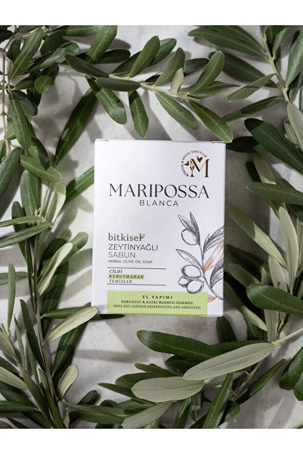 MARİPOSSA BLANCA TEKLİ SABUN 110 GR ZEYTİNYAĞLI SABUN 2