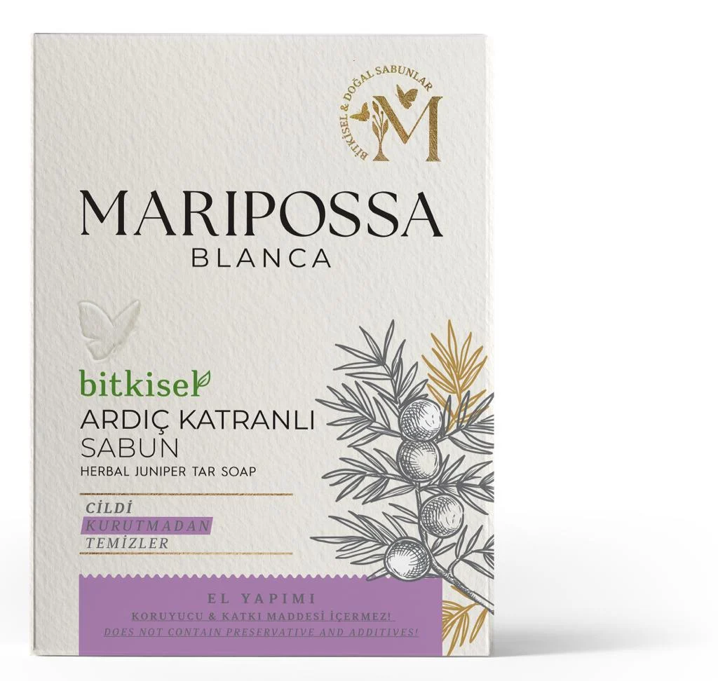 MARİPOSSA BLANCA TEKLİ SABUN 110 GR ARDIÇ KATRANLI SABUN