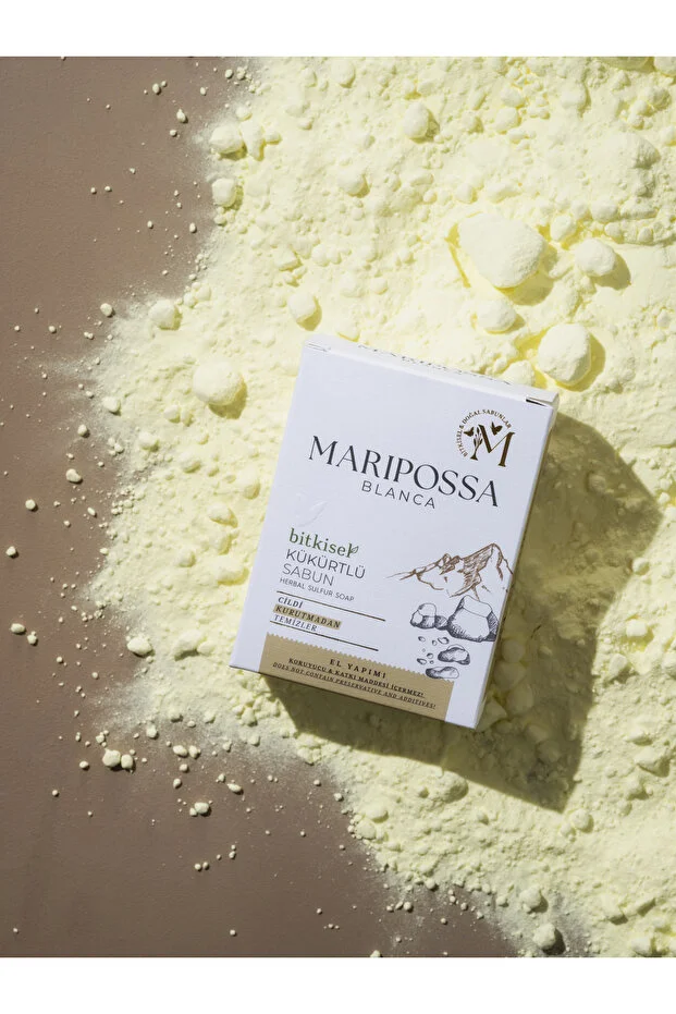 MARİPOSSA BLANCA TEKLİ SABUN 110 GR KÜKÜRTLÜ SABUN 2