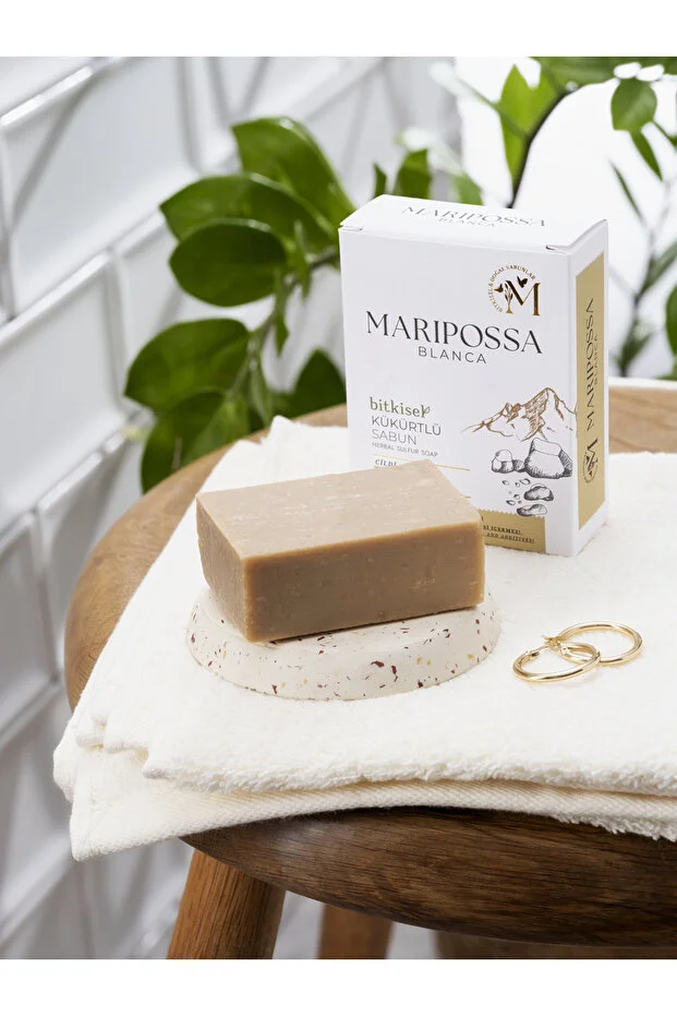 MARİPOSSA BLANCA TEKLİ SABUN 110 GR KÜKÜRTLÜ SABUN 3